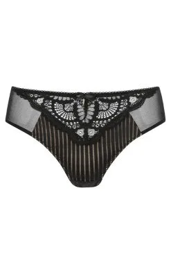 Amoena Slip Karolina -Bademode Elegant magasin Amoena Panty Karolina 44766 black nude 03 1280x1280