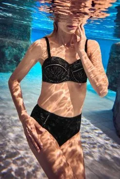 Amoena Bikini-Hose Palma -Bademode Elegant magasin Amoena Bikinihose Palma PTY 71645 schwarz 04 1280x1280