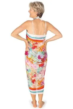 Amoena Floral Breeze Pareo -Bademode Elegant magasin Amoena Pareo Floral Breeze 71573 04 1280x1280