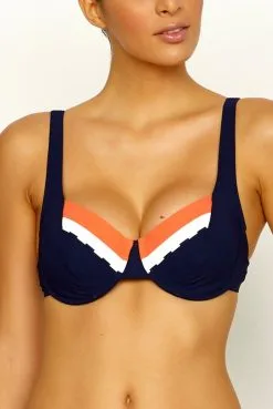 Lidea Bikini-Oberteil Orange Wrap