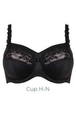 Ulla Bügel-BH Ella -Bademode Elegant magasin Ulla Buegel BH Ella mit Blende 3625 schwarz 03 1280x1280