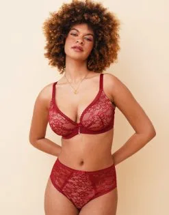 SugarShape High-Panty "Valerie" Burgundy 15 SugarShape High-Panty "Valerie" Burgundy -Bademode Elegant magasin sugarshape bh highpanty valerie burgundy front editorial single bhs 75 92 5 hs 100 full 11