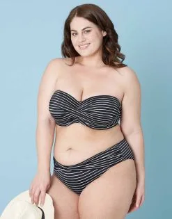 SugarShape Bikini-Slip "Palermo" -Bademode Elegant magasin sugarshape bikini slip palermo front packshot model blue single full 1