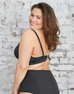 SugarShape Bikini-Top "Valencia" Black -Bademode Elegant magasin sugarshape bikini top valencia black back editorial single crop 1