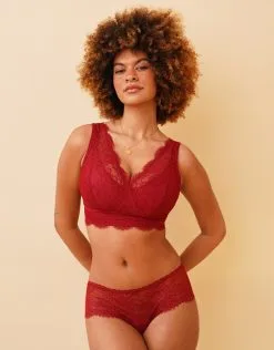 SugarShape Panty "Emilia" Burgundy 11 SugarShape Panty "Emilia" Burgundy -Bademode Elegant magasin sugarshape bralette panty emilia burgundy front sand single bhs 75 92 5 hs 100 full 1