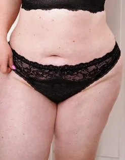 SugarShape Brazilian-Slip "Eliana Satin" Black