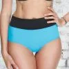 SugarShape Fold-over Bikini-Slip "Capri" -Bademode Elegant magasin sugarshape capri foldover bikinislip front editorial single crop 1