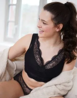 SugarShape Panty "Emilia" Black -Bademode Elegant magasin sugarshape editorial emilia bralette black