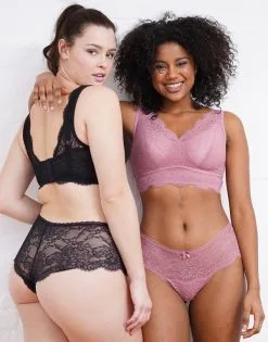 SugarShape Panty "Emilia" Black -Bademode Elegant magasin sugarshape editorial emilia bralette black mauve