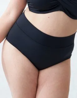 SugarShape Fold-over Bikini-Slip "Monaco" Black