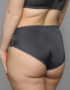 SugarShape Panty "Amy" -Bademode Elegant magasin sugarshape panty amy back packshot model grey single crop 1