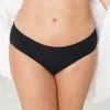 SugarShape Panty "Cotton Basic" Black -Bademode Elegant magasin sugarshape panty basic cotton black front editorial single crop 1