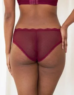 SugarShape Panty "Clara" Bordeaux -Bademode Elegant magasin sugarshape panty clara bordeaux back editorial single hs 105 crop 1