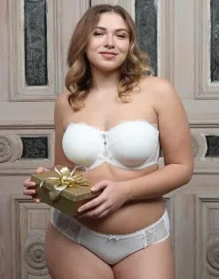 SugarShape Panty "Diamond" Ivory -Bademode Elegant magasin sugarshape panty diamond front editorial single full 2