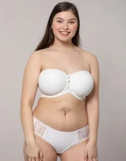 SugarShape Panty "Diamond" Ivory -Bademode Elegant magasin sugarshape panty diamond front packshot model grey single full 2
