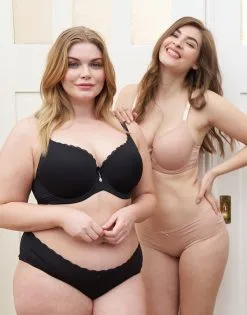 SugarShape Panty "Pure Basic" Black -Bademode Elegant magasin sugarshape panty pure basic black front editorial double full 2