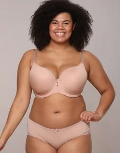 SugarShape Panty "Pure Basic" Cappuccino -Bademode Elegant magasin sugarshape panty pure basic cappuccino front packshot model single full 1