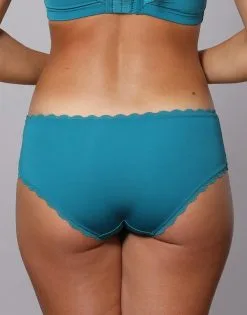 SugarShape Panty "Pure Basic" Petrol -Bademode Elegant magasin sugarshape panty pure basic petrol back packshot model grey single crop 1