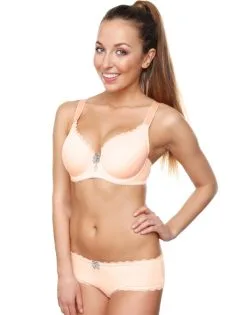 SugarShape Panty "Pure" Peach -Bademode Elegant magasin sugarshape panty pure peach front packshot model white single full 1