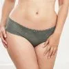 SugarShape Panty "Sienna" Olive -Bademode Elegant magasin sugarshape panty sienna olive front editorial single crop 1