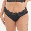 SugarShape Panty "Sophia" Black/beige 2 SugarShape Panty "Sophia" Black/beige -Bademode Elegant magasin sugarshape panty sophia front packshot model off white single hs 110 crop 1