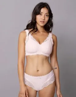 SugarShape Panty "Sakana" Rosé -Bademode Elegant magasin sugarshape panty suki rose front packshot model grey single full 1