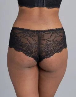 SugarShape Panty "Emilia" Black -Bademode Elegant magasin sugarshape shop bh emilia panty black back