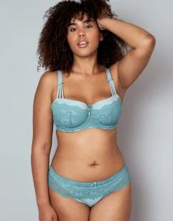 SugarShape Slip "Jill" Dusty Green -Bademode Elegant magasin sugarshape shop jill panty front 2