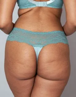 SugarShape String "Jill" Dusty Green -Bademode Elegant magasin sugarshape shop jill string back zoom