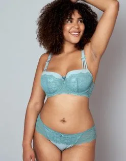 SugarShape String "Jill" Dusty Green -Bademode Elegant magasin sugarshape shop jill string front