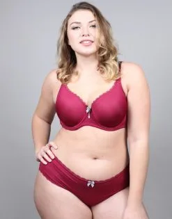 SugarShape Panty "Pure" Bordeaux -Bademode Elegant magasin sugarshape shop pure bordeaux panty front 2