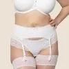 SugarShape Strumpfhalter "Diamond" Ivory -Bademode Elegant magasin sugarshape shop strumpfhalter diamond front01