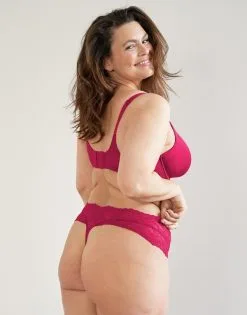 SugarShape String "Lucy" Raspberry -Bademode Elegant magasin sugarshape slip spacer bh lucy raspberry back editorial single bhs 85 102 5 hs 120 full 2