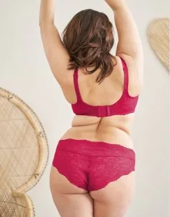 SugarShape Slip "Lucy" Raspberry -Bademode Elegant magasin sugarshape slip spacer bh lucy raspberry back editorial single bhs 85 102 5 hs 120 full 21