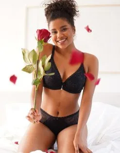 SugarShape Panty "Valerie" Black -Bademode Elegant magasin sugarshape slip valerie black front editorial single full 1