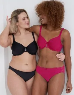 SugarShape Slip "Lucy" Black 19 SugarShape Slip "Lucy" Black -Bademode Elegant magasin sugarshape spacer bh lucy black raspberry front editorial double full 2