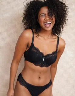 SugarShape String "Emilia" Black -Bademode Elegant magasin sugarshape string emilia black front editorial single full 1