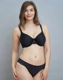 SugarShape String "Lucy" Black -Bademode Elegant magasin sugarshape string lucy black front packshot model grey single full 1