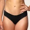 SugarShape String "Pure Basic" Black -Bademode Elegant magasin sugarshape string pure basic black front packshot model sand single crop 1