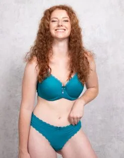 SugarShape String "Pure Basic" Petrol -Bademode Elegant magasin sugarshape string pure basic petrol front editorial single full 1