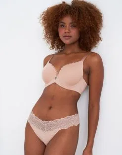 SugarShape String "Pure Lace" Cappuccino 7 SugarShape String "Pure Lace" Cappuccino -Bademode Elegant magasin sugarshape string pure lace cappuccino front editorial single full 1 neu