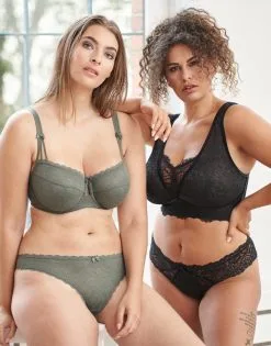 SugarShape String "Sienna" Olive -Bademode Elegant magasin sugarshape string sienna olive front editorial double full 1