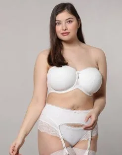 SugarShape Stringpanty "Diamond" Ivory -Bademode Elegant magasin sugarshape stringpanty diamond front packshot model grey single full 1