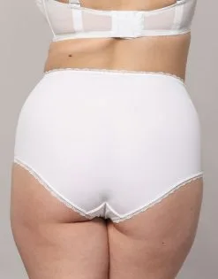 SugarShape High-Waist-Panty "Diamond" Ivory -Bademode Elegant magasin sugarshape diamond highwaistpanty back
